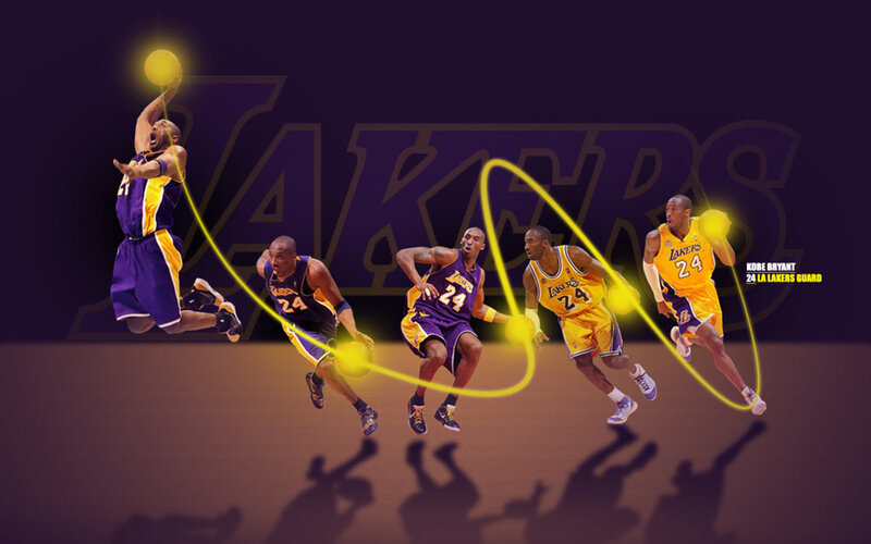 Kobe Bryant Lakers action