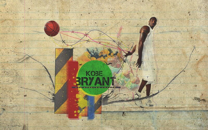 Kobe Bryant Lakers artwork