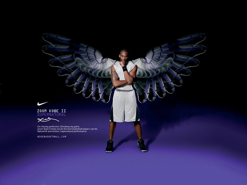 Kobe Bryant with wings