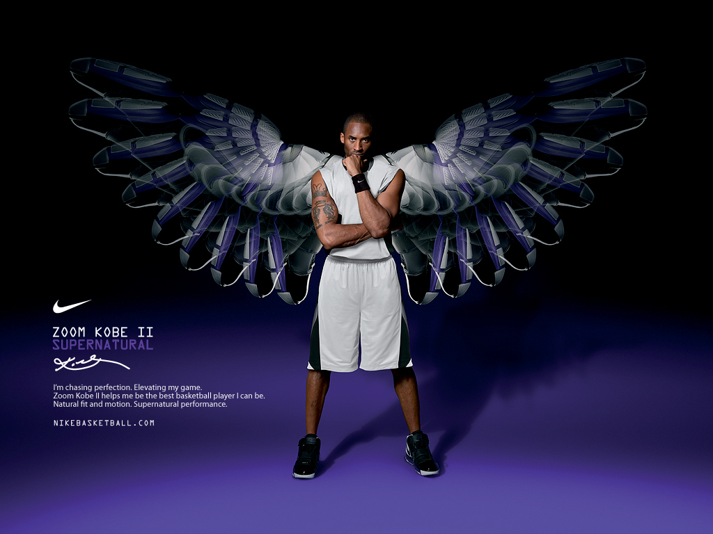 Kobe Bryant with wings