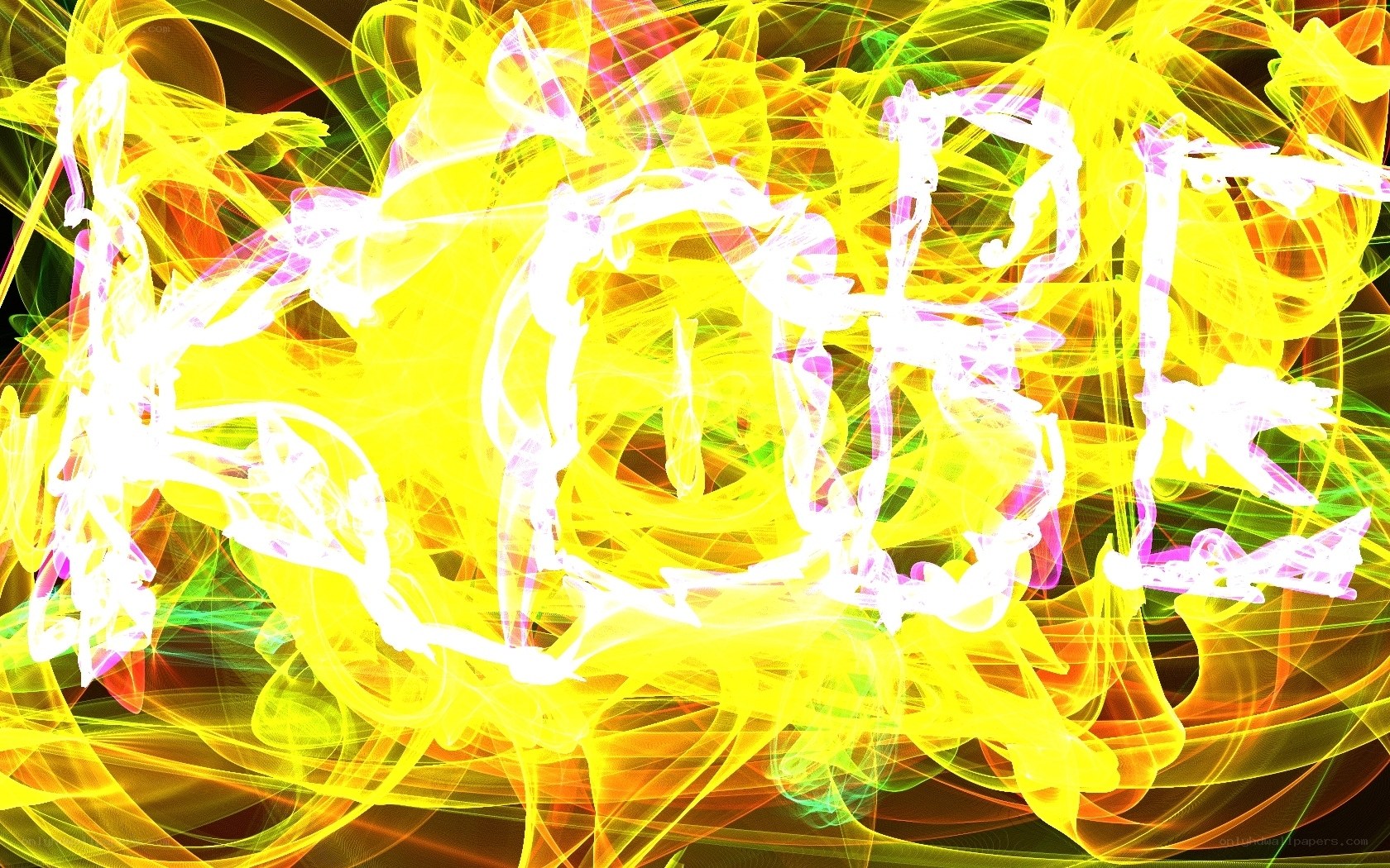 Kobe text in abstract art