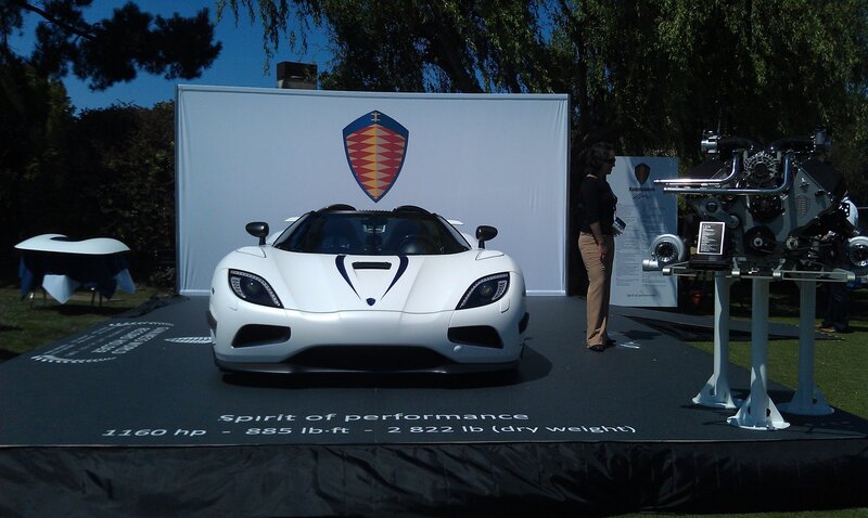 Koenigsegg Agera display
