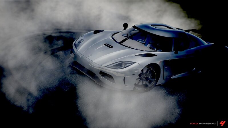 Koenigsegg Agera in smoke