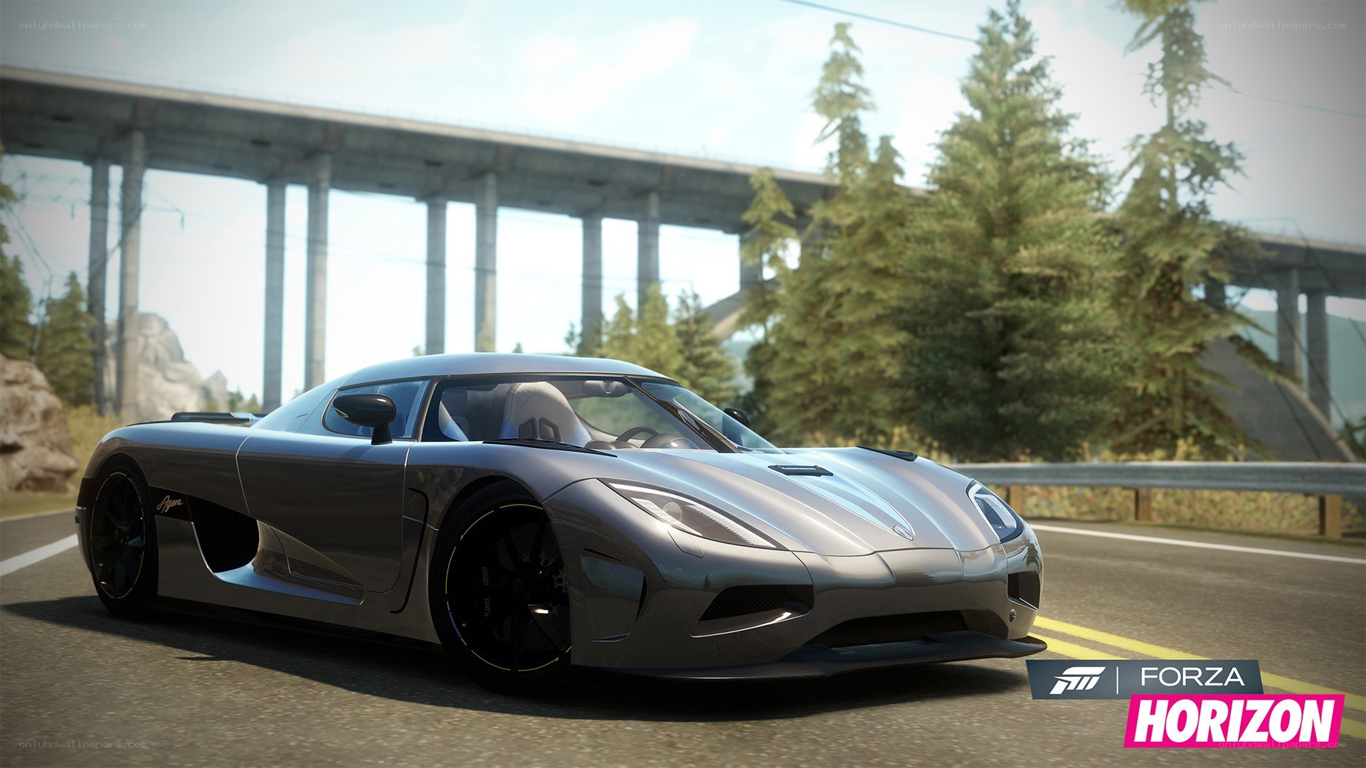 Koenigsegg Agera on a road