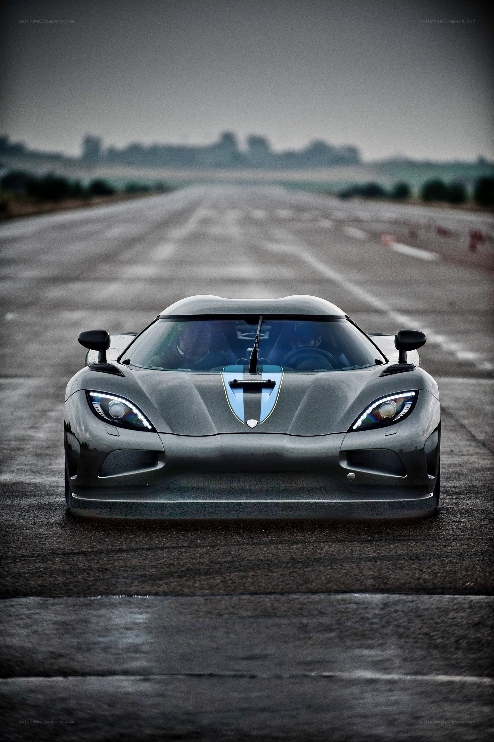 Koenigsegg Agera on a runway