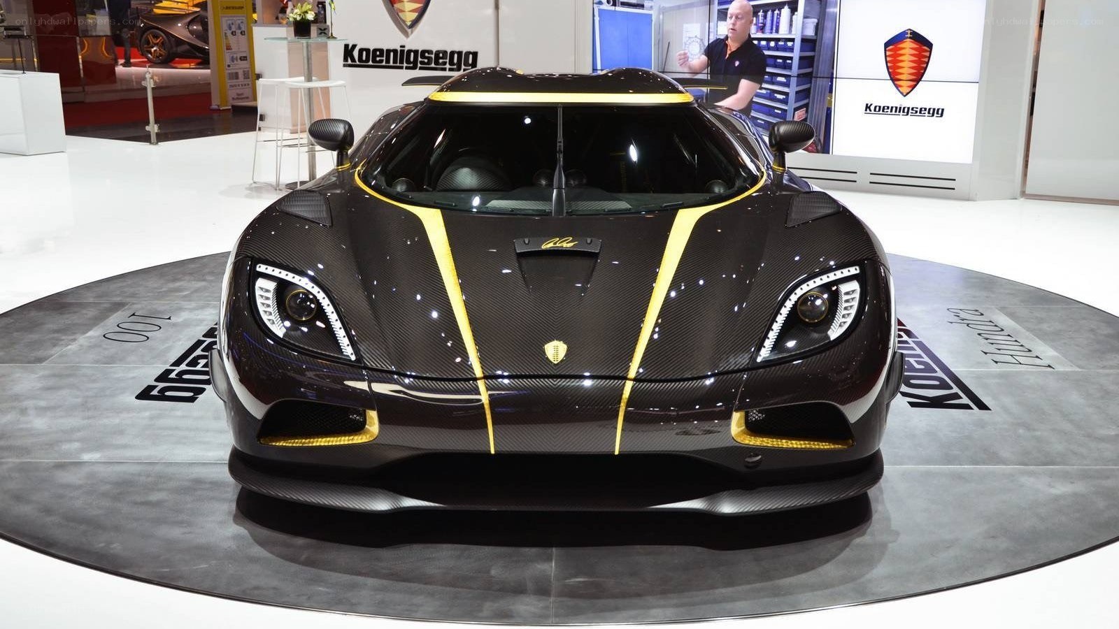 Koenigsegg Agera on display