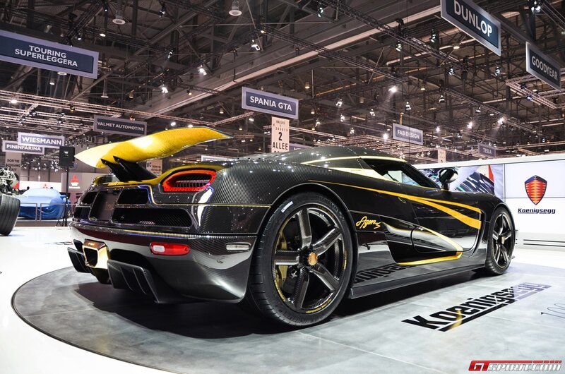 Koenigsegg Agera on display