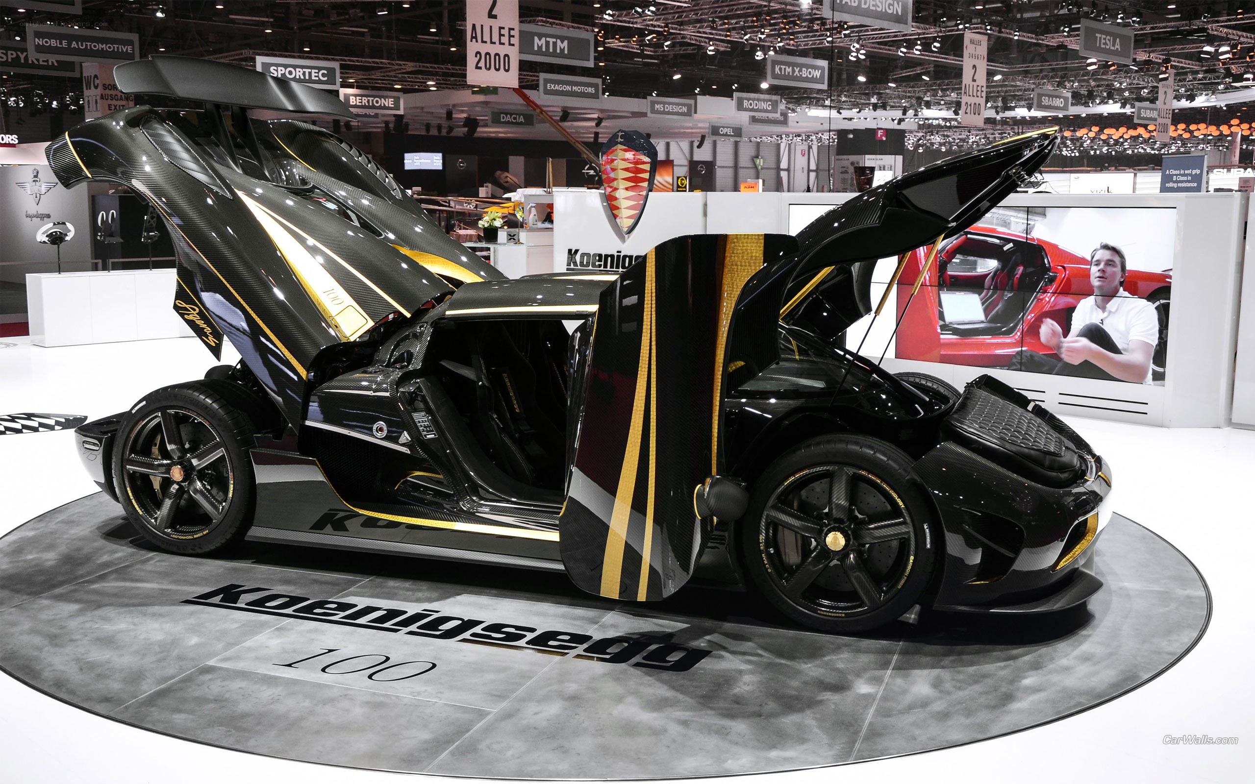 Koenigsegg Agera on display