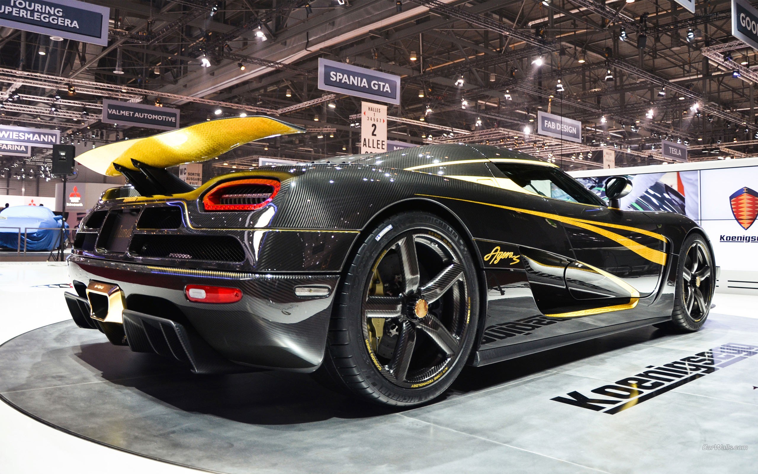 Koenigsegg Agera on display