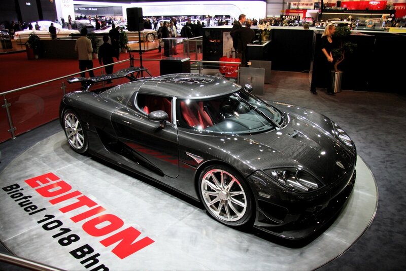 Koenigsegg Agera on display