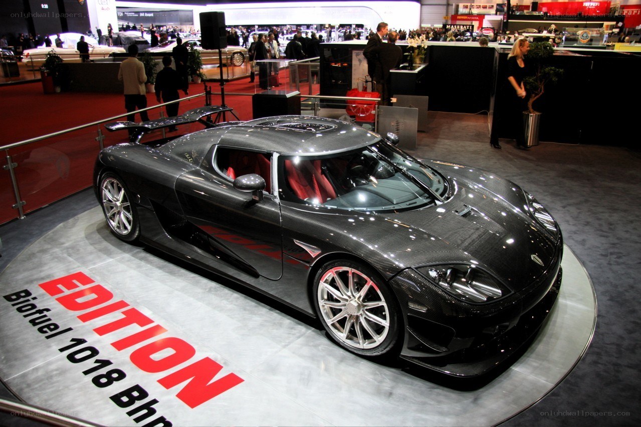 Koenigsegg Agera on display