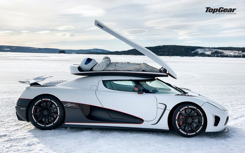 Koenigsegg Agera R on ice