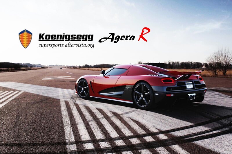 Koenigsegg Agera R on track