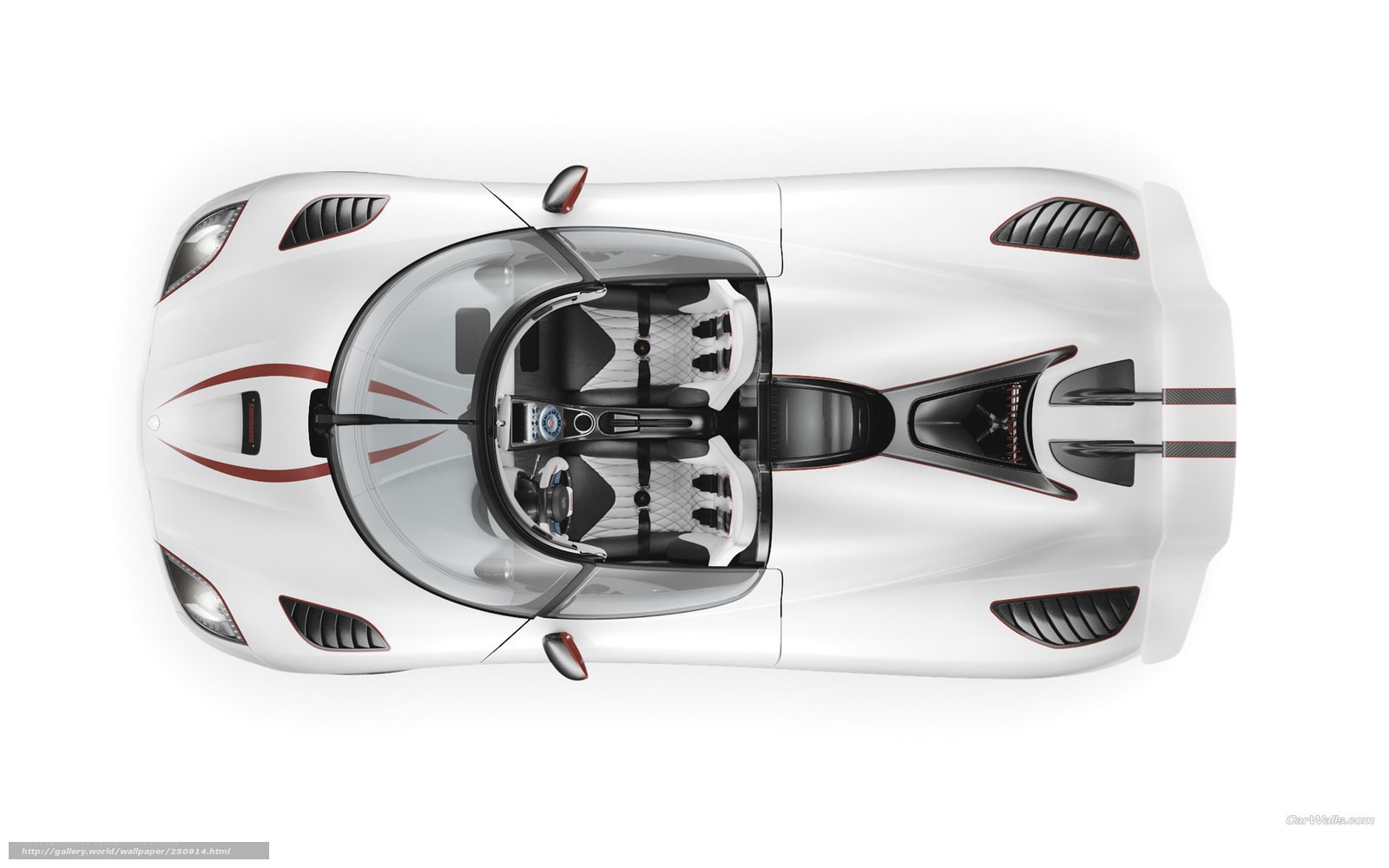 Koenigsegg Agera R top view