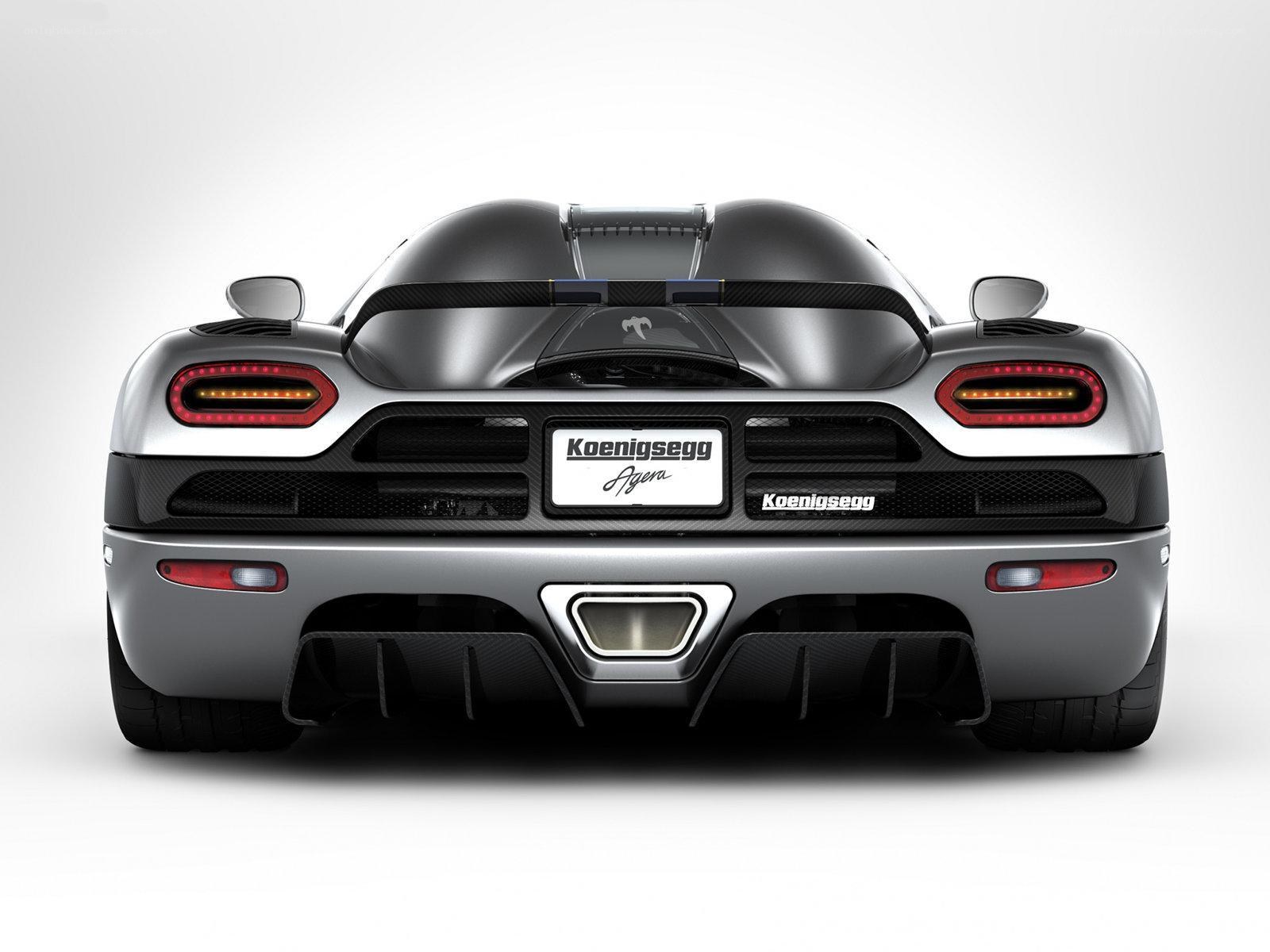 Koenigsegg Agera rear view
