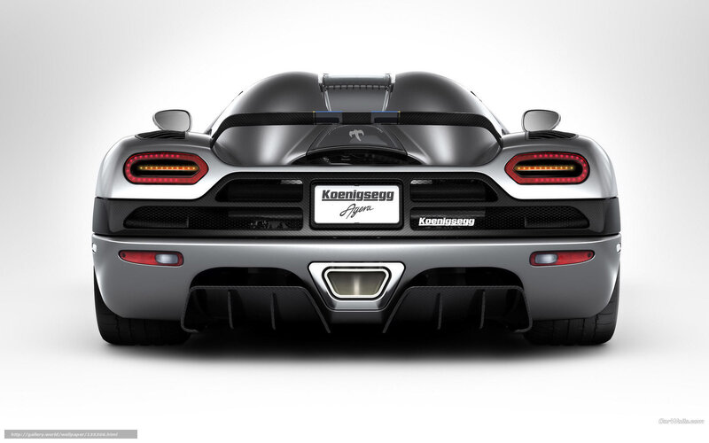 Koenigsegg Agera rear view