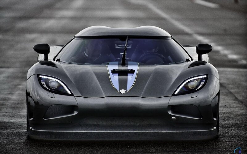Koenigsegg Agera RS — Gray, Dramatic, Photograph, Car, Road