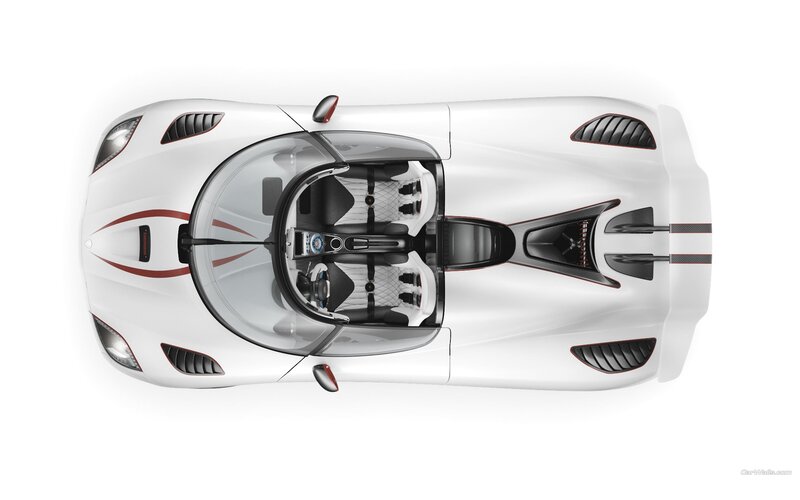 Koenigsegg Agera RS overhead view