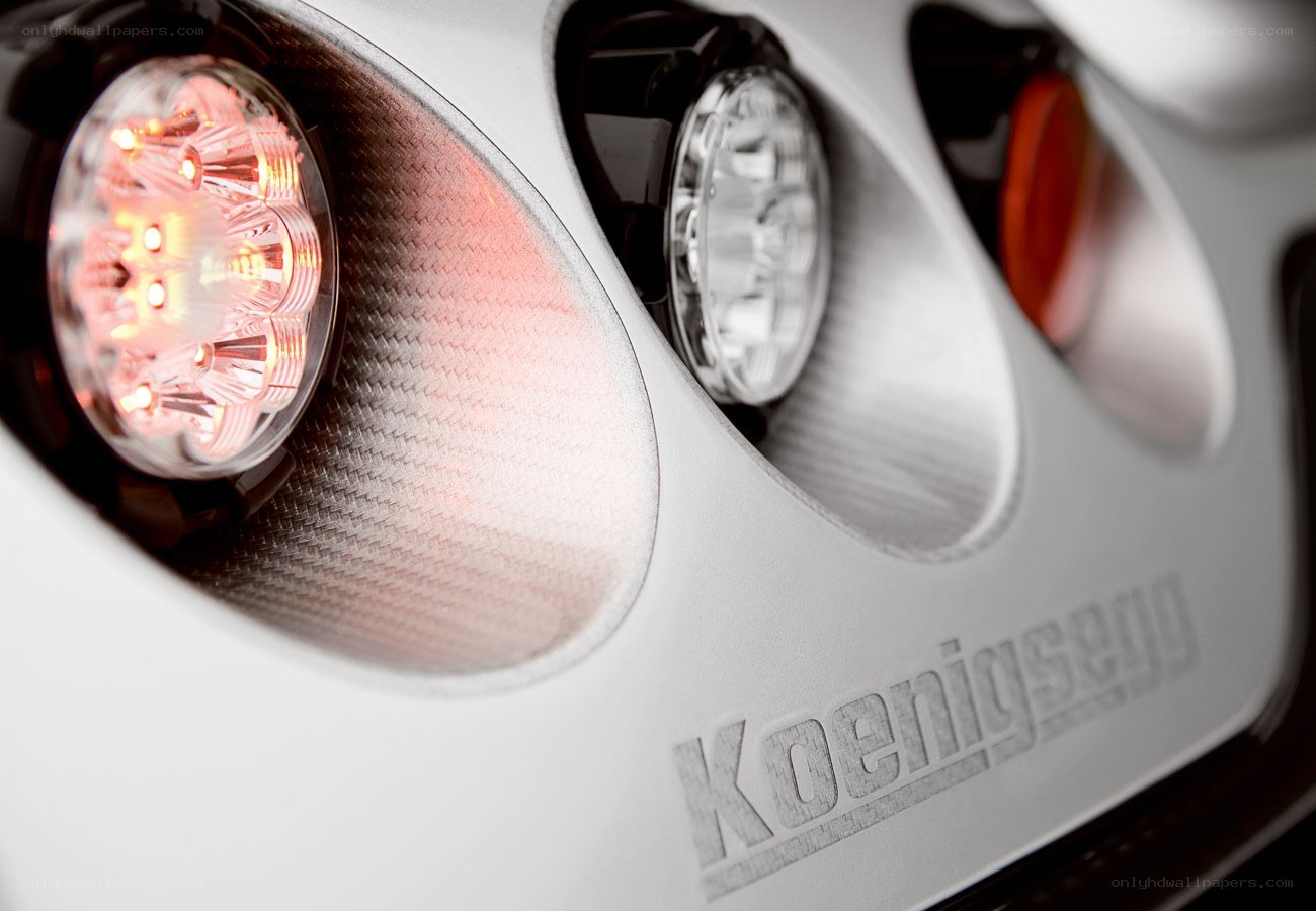 Koenigsegg car taillight