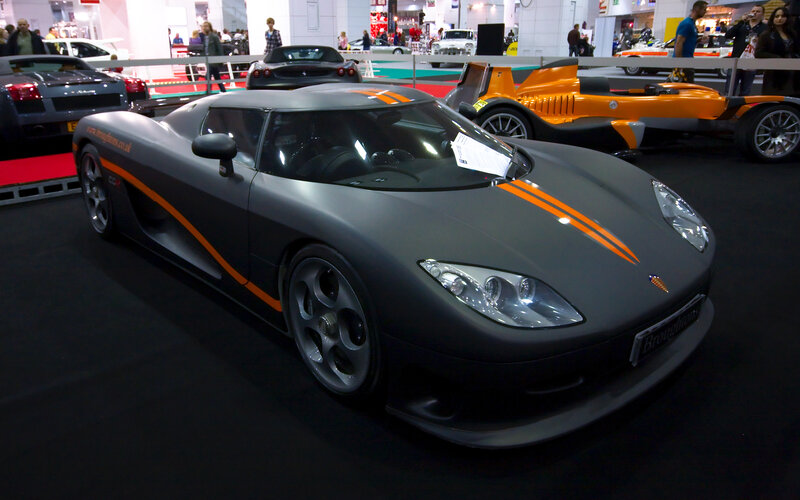 Koenigsegg CCX at auto show