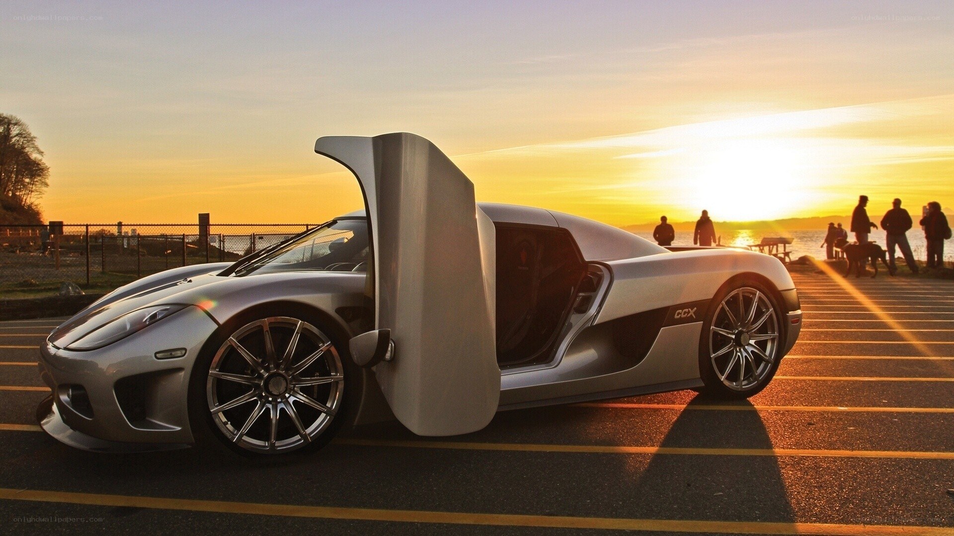 Koenigsegg CCX at sunset