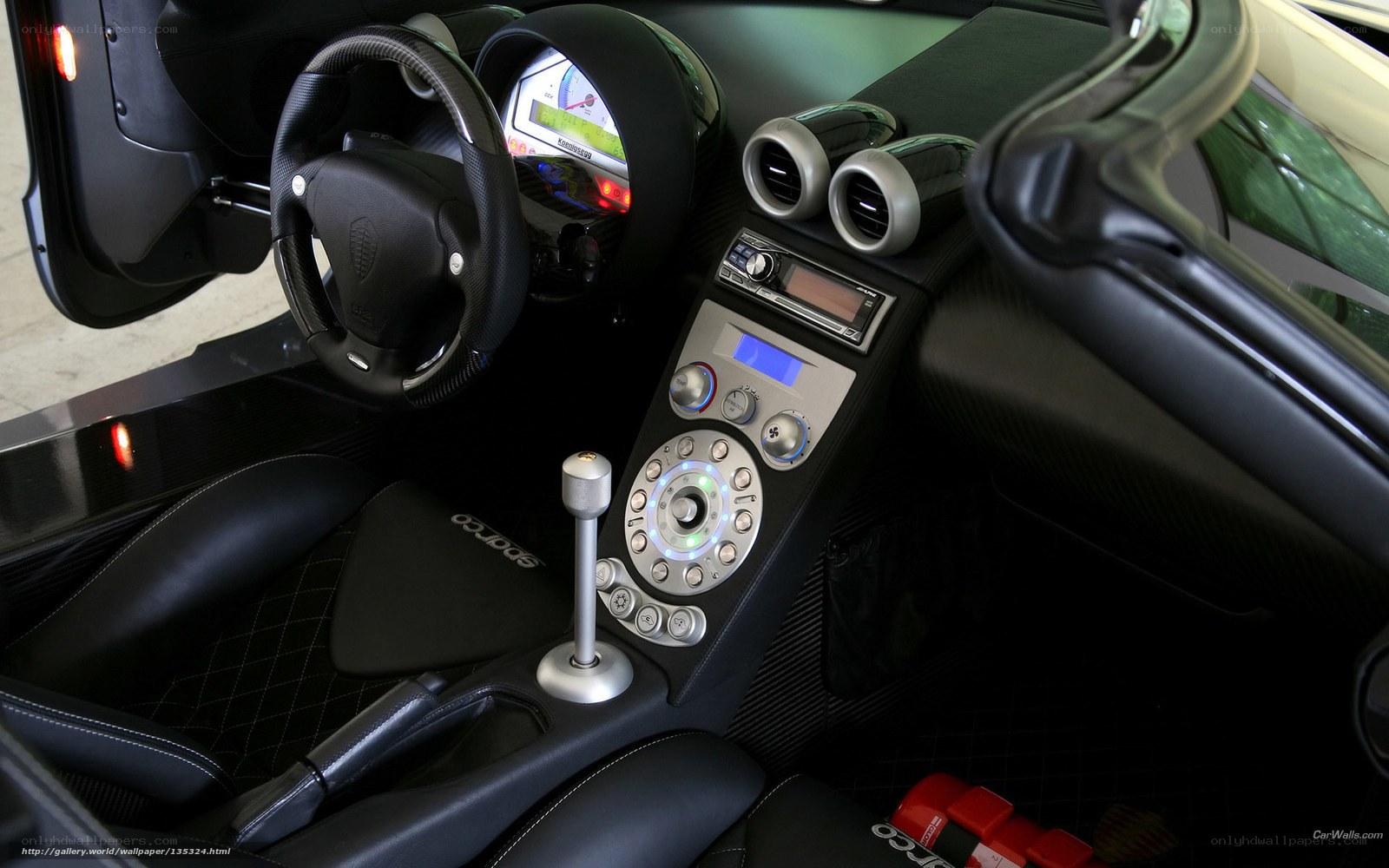 Koenigsegg CCX interior