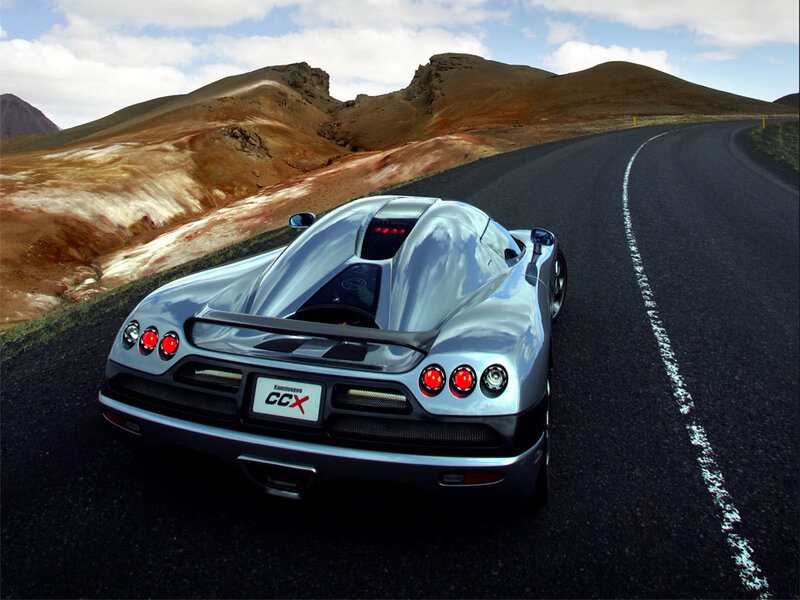 Koenigsegg CCX on a winding road