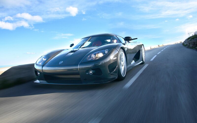 Koenigsegg CCX on coastal road