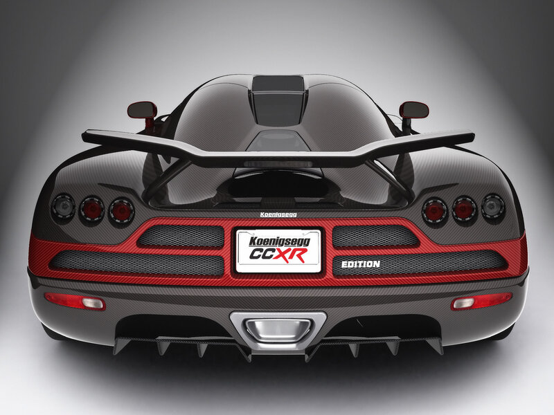 Koenigsegg CCXR rear view