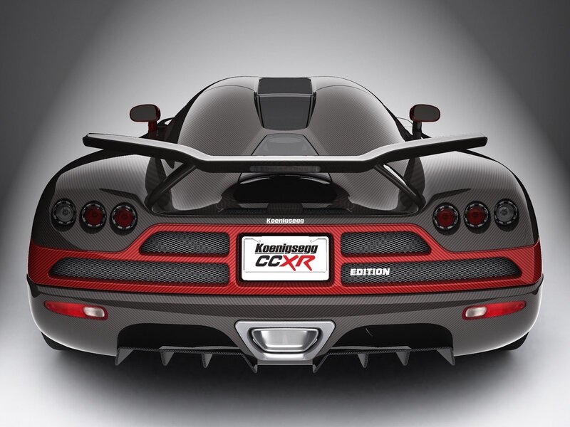 Koenigsegg CCXR rear view