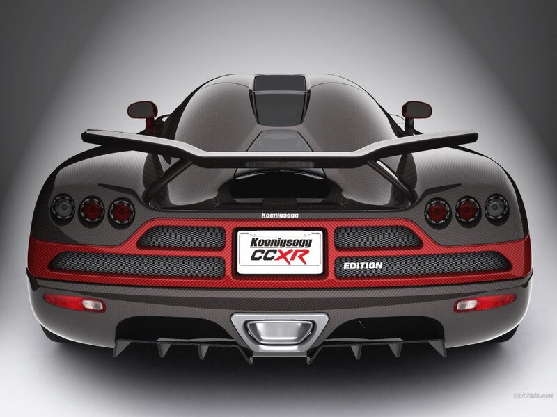 Koenigsegg CCXR Rear View — Black