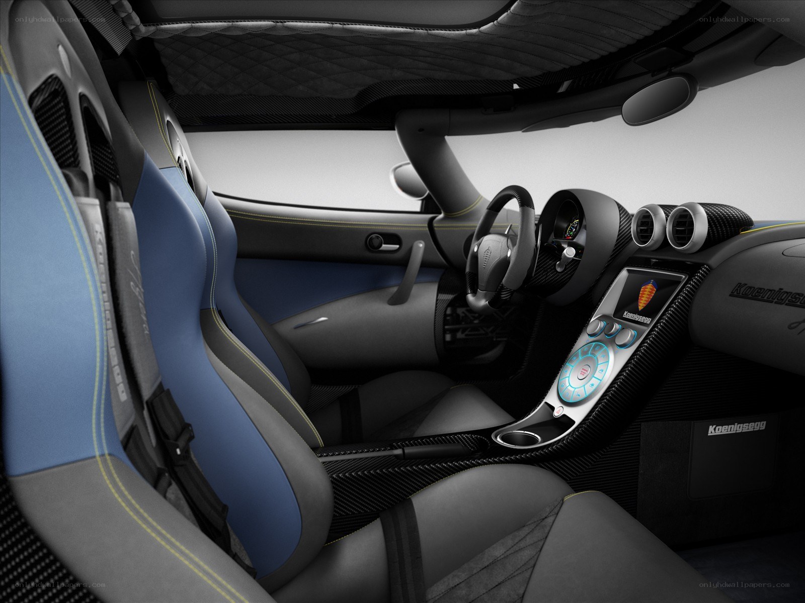 Koenigsegg interior cockpit