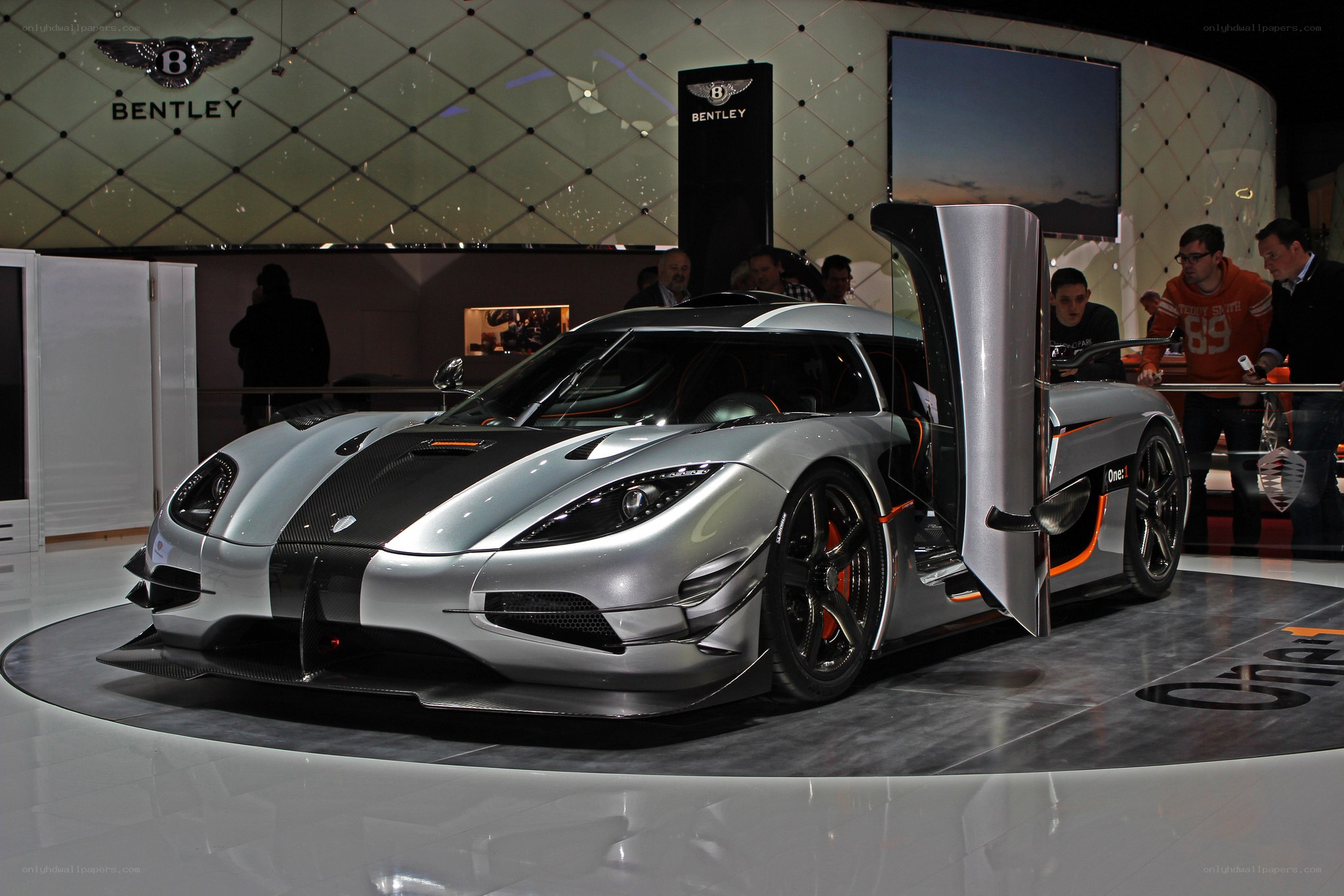 Koenigsegg One:1 at auto show