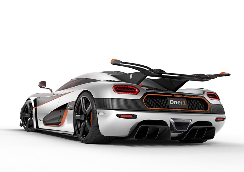 Koenigsegg One:1 Car — Silver