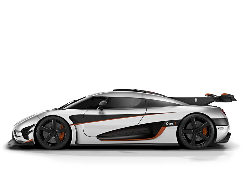 Koenigsegg One:1 — White, Sleek