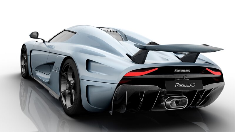 Koenigsegg Regera Car — Silver