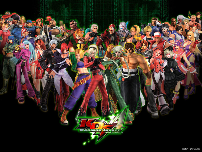 KOF Maximum Impact characters