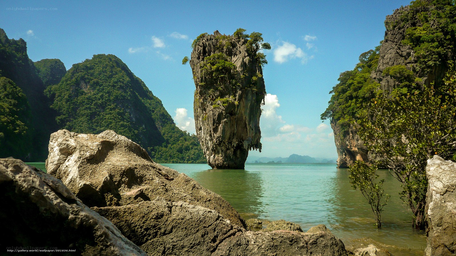 Koh Tapu rock formation