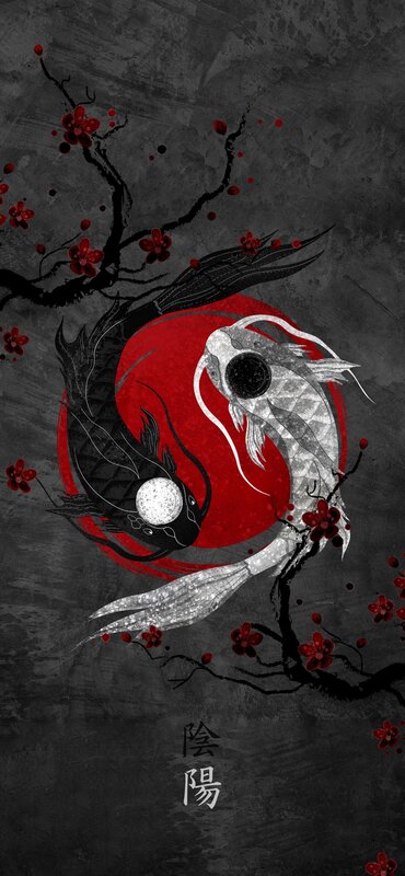 Koi Fish Yin-yang