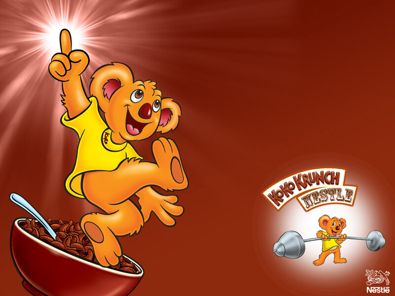 Koko Krunch mascot illustration