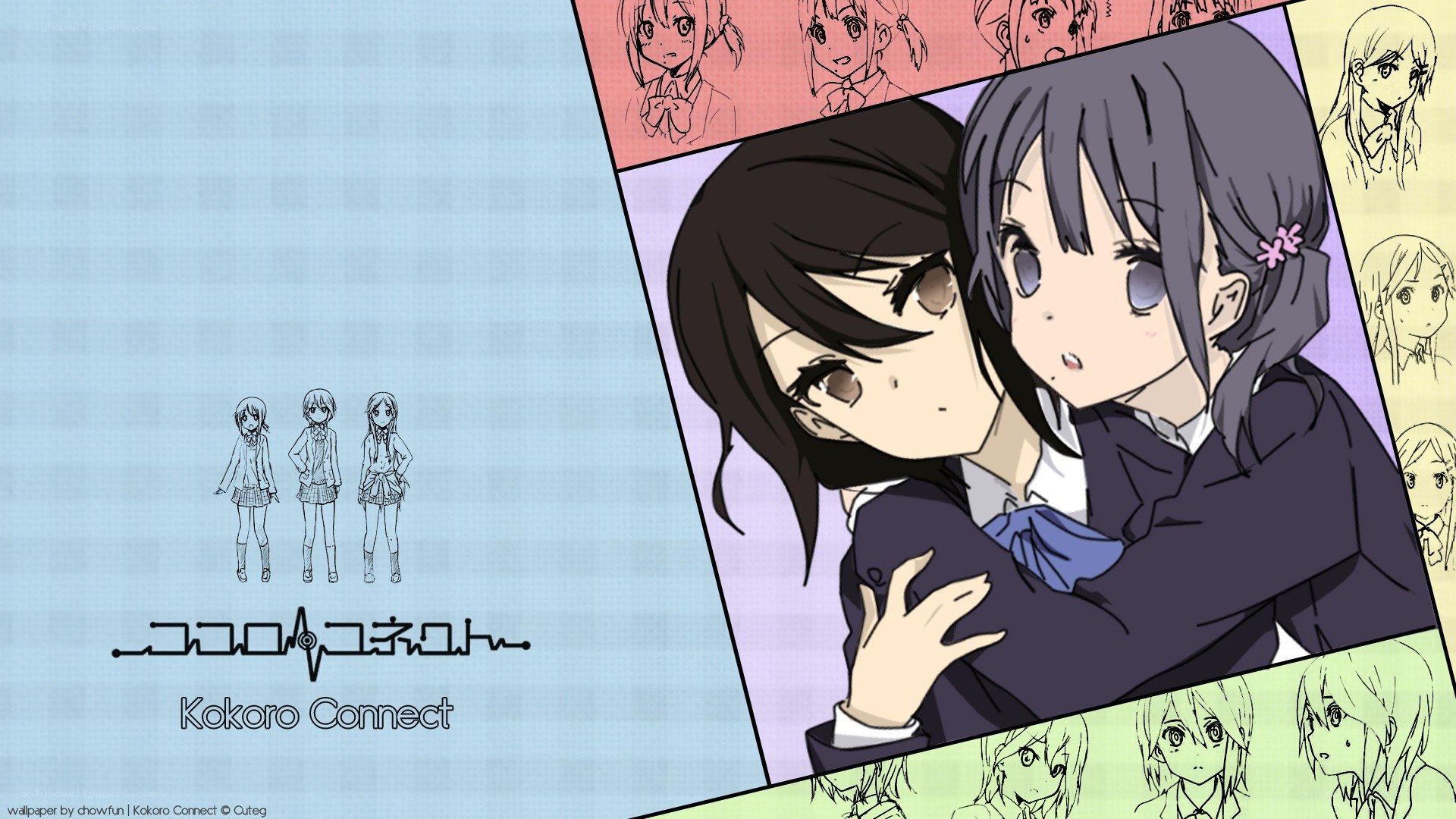 Kokoro Connect anime artwork