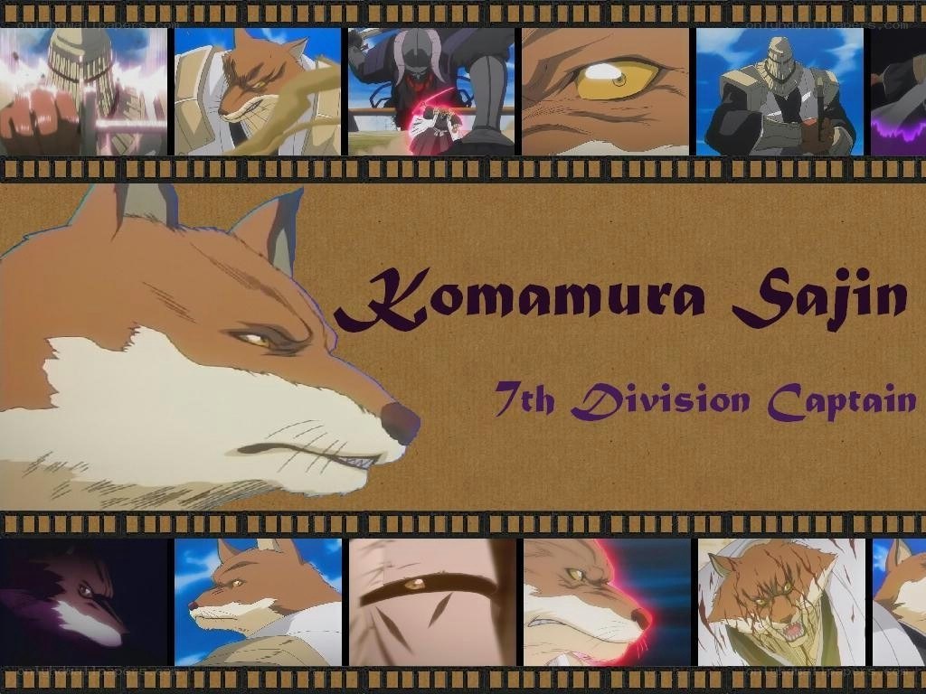 Komamura Sajin character collage