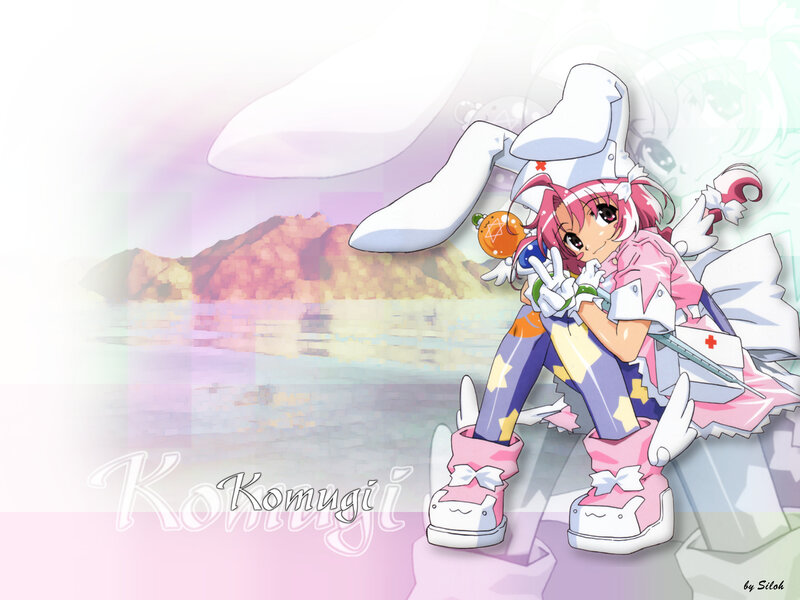 Komugi anime character art