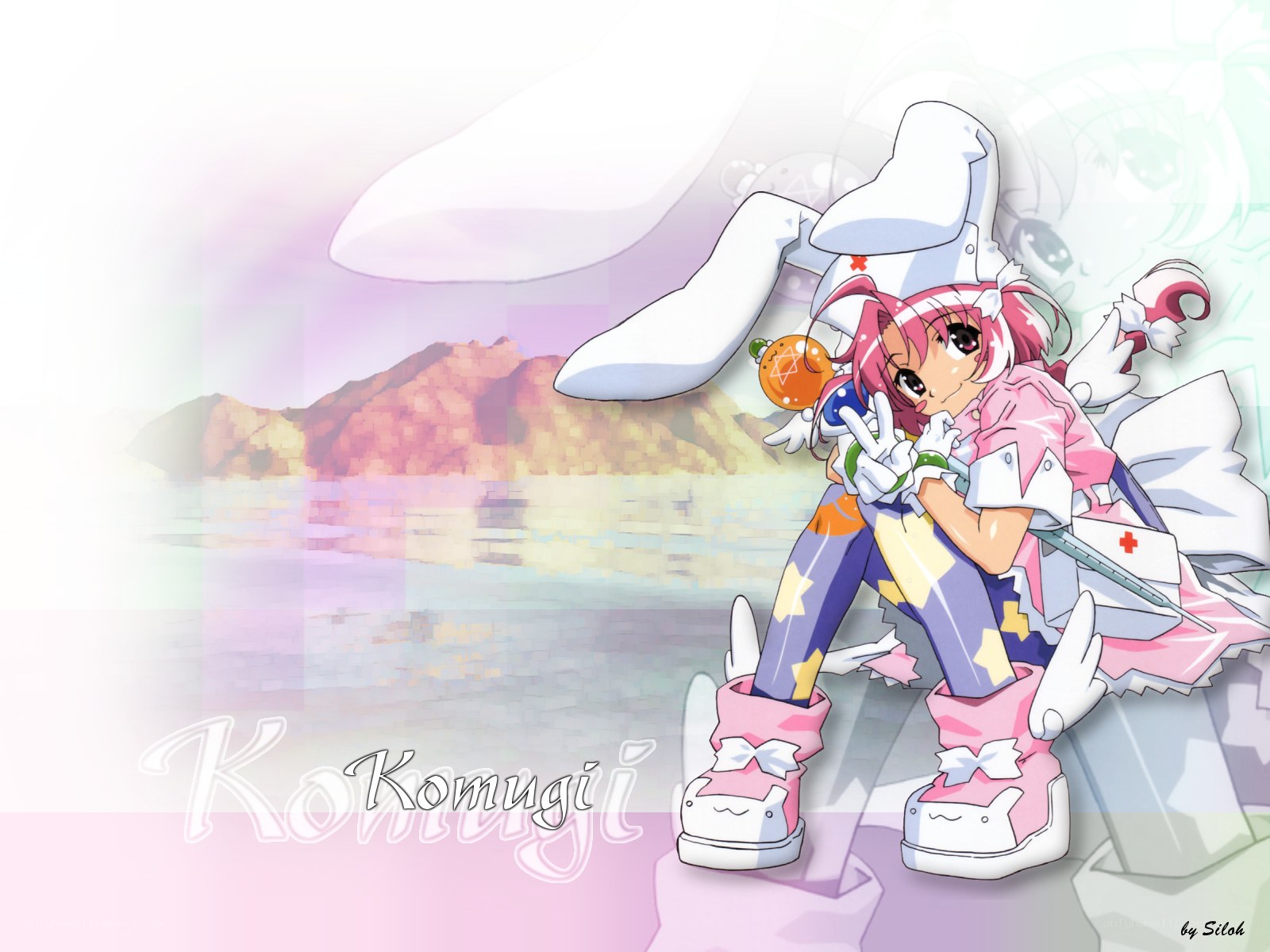 Komugi anime character art