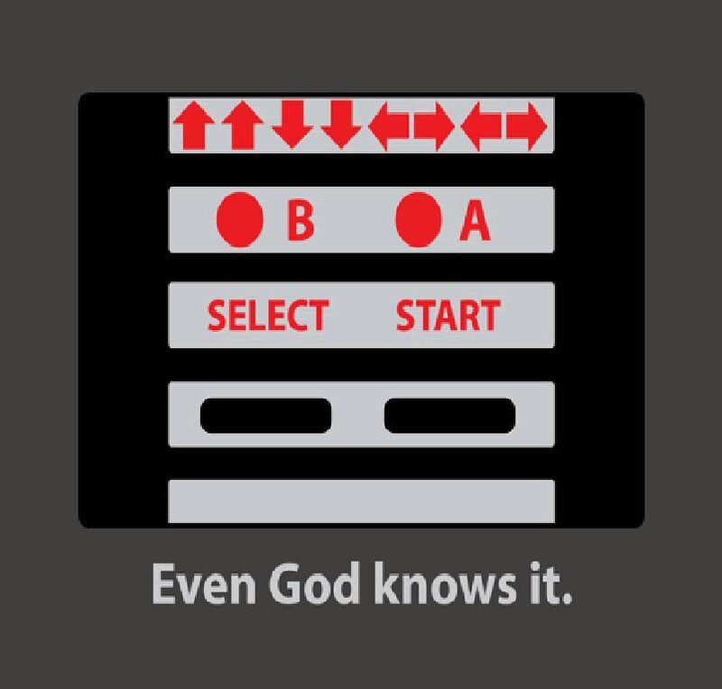 Konami code on gamepad
