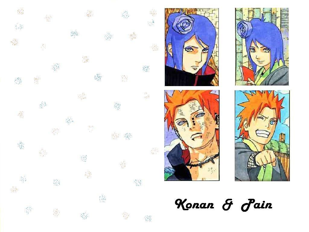 Konan and Pain characters
