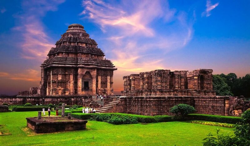 Konark Sun Temple at sunset