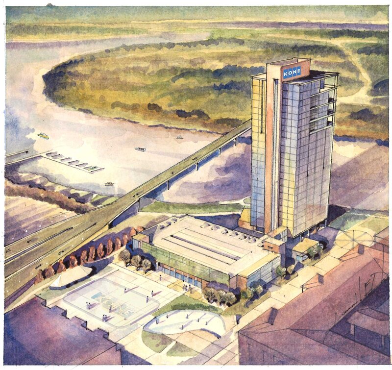 KONE building concept art