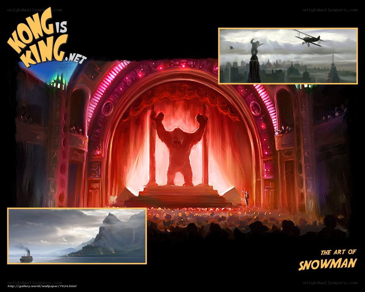 Kong on stage in Snowman