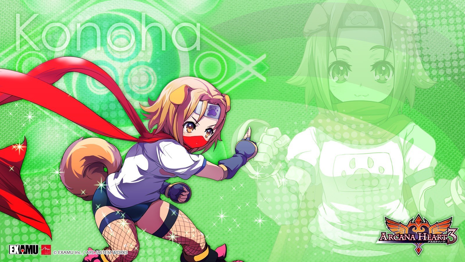 Konoha character from Arcana Heart